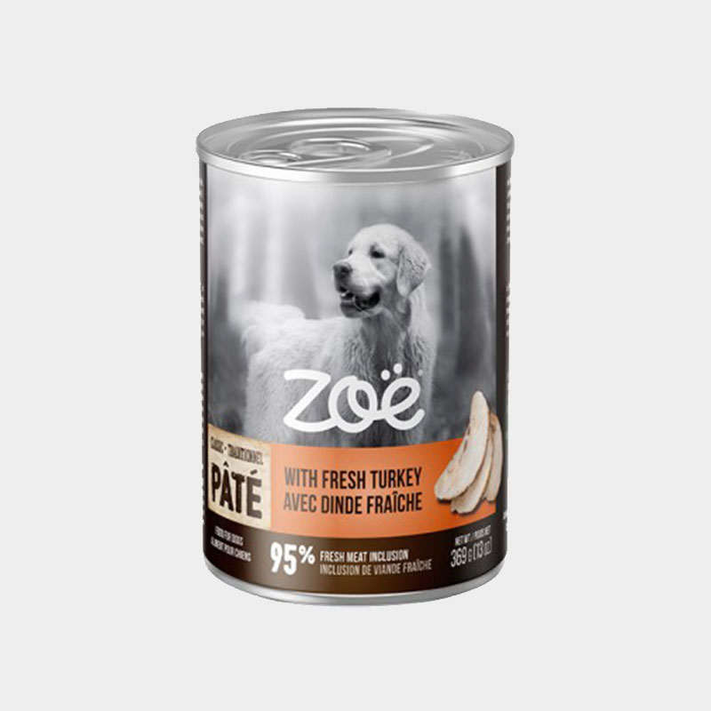 (1+1) ZOE 조이 파테 강아지 습식 사료 칠면조 (369g)