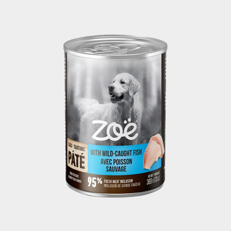 (1+1) ZOE 조이 파테 강아지 습식 사료 화이트 피쉬 (369g)
